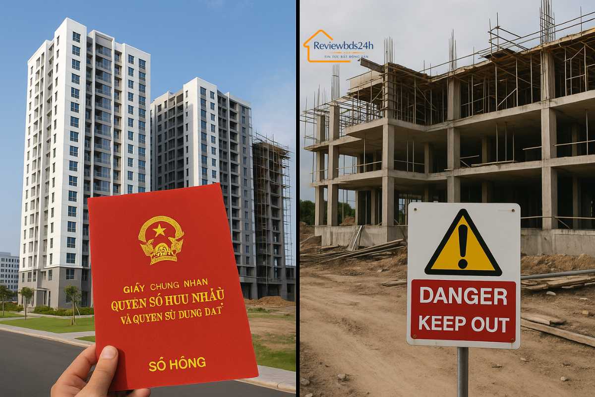 Hồ sơ pháp lý dự án bất động sản – Quy định, Checklist & Rủi ro 2025 9 So sánh: Dự án đầy đủ pháp lý vs chưa hoàn thiện