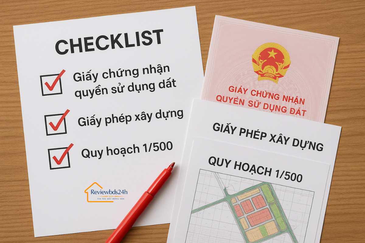 Hồ sơ pháp lý dự án bất động sản – Quy định, Checklist & Rủi ro 2025 5 Checklist hồ sơ pháp lý dự án bất động sản