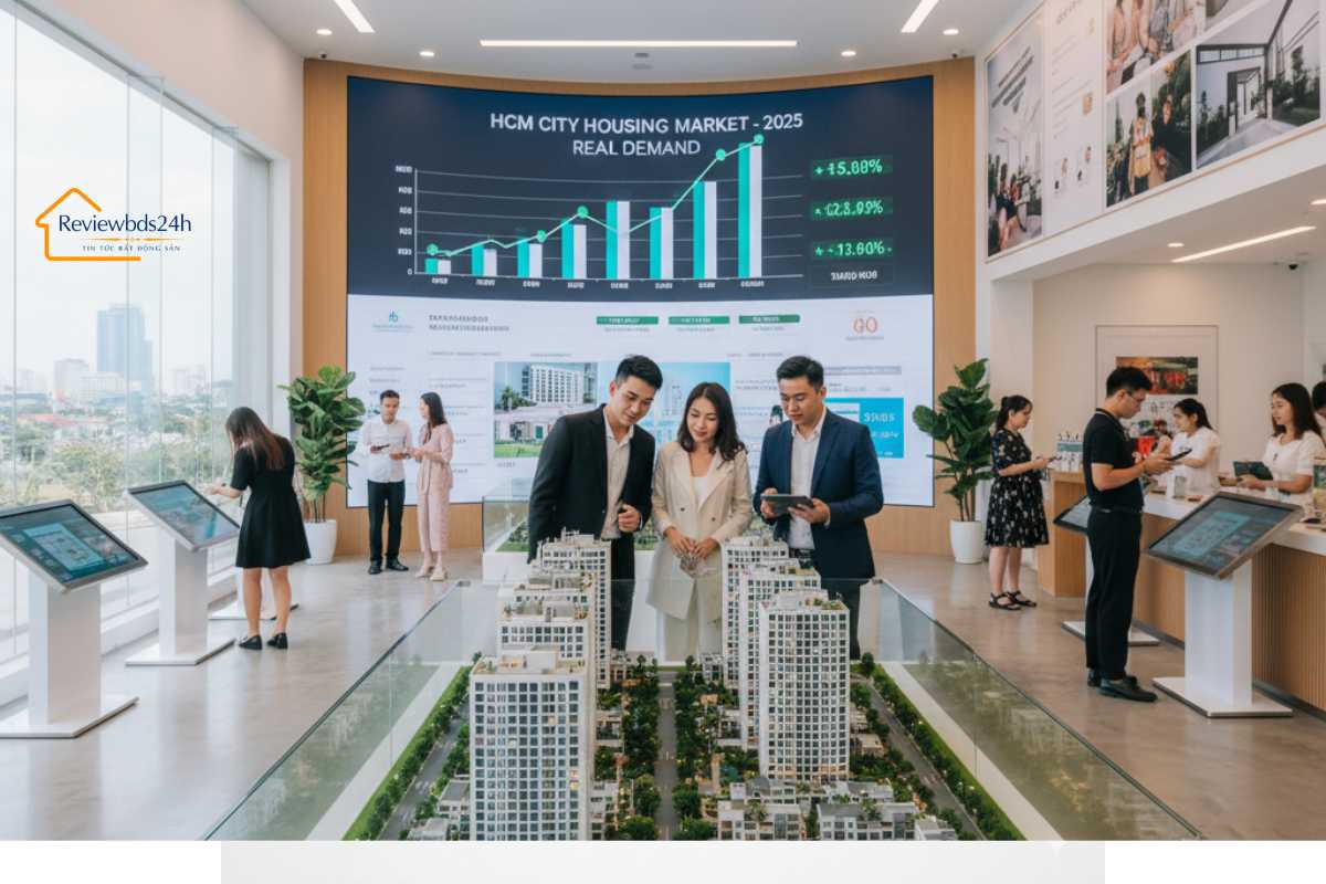 Nguyên nhân chính khiến giá bất động sản TP.HCM tăng trong 2025