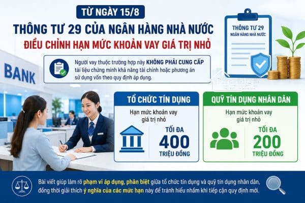Vay dưới 400 triệu không cần chứng minh tài chính - Quy định mới từ 15/8 và những điều cần biết
