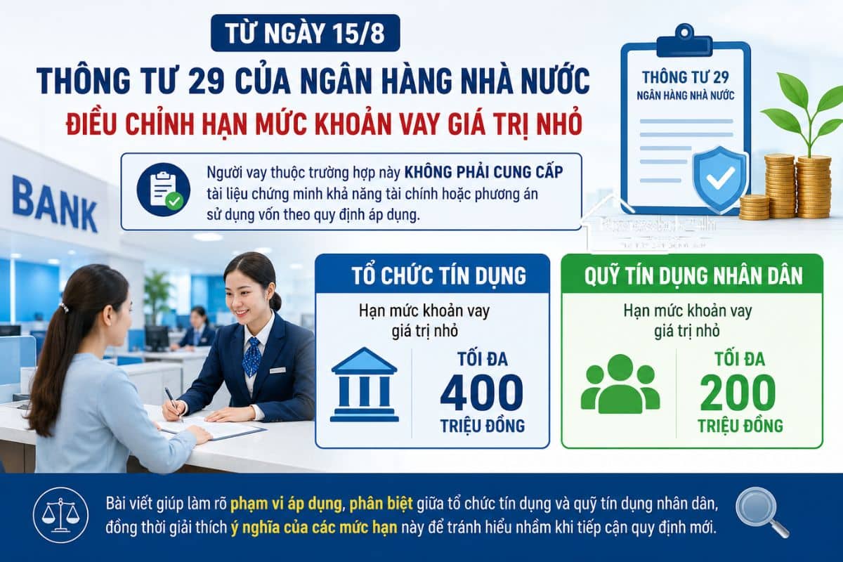 Vay dưới 400 triệu không cần chứng minh tài chính - Quy định mới từ 15/8 và những điều cần biết