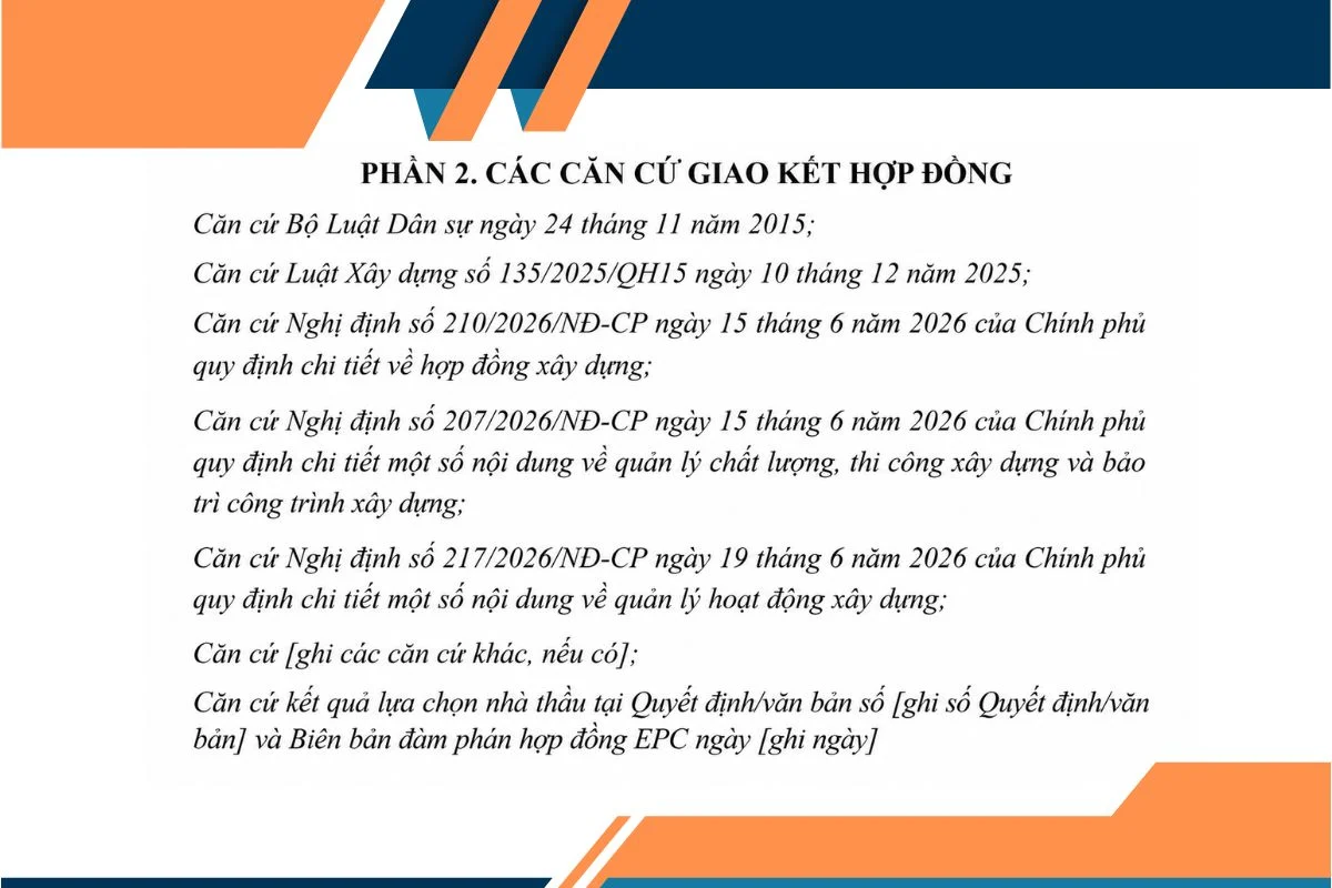 Hợp đồng EPC là gì?